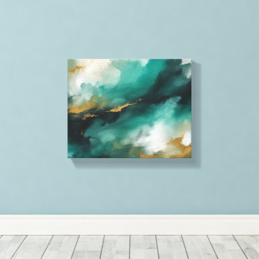 Toile art Abstrait (Insitu (Plancher de Bois))