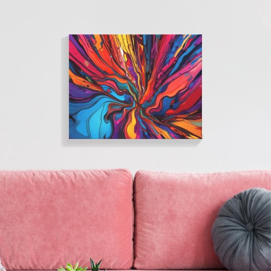 Toile art Abstrait (Insitu(Salon))