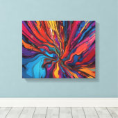 Toile art Abstrait (Insitu (Plancher de Bois))