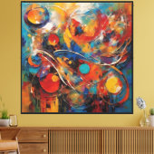 Toile Art Abstrait (Insitu(Salon))