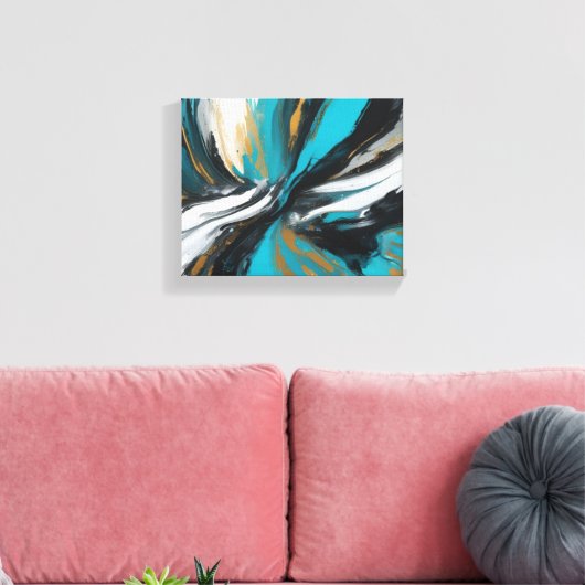Toile art Abstrait (Insitu(Salon))