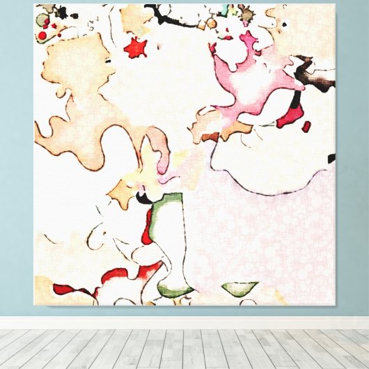 Toile Art Abstrait (Insitu (Plancher de Bois))