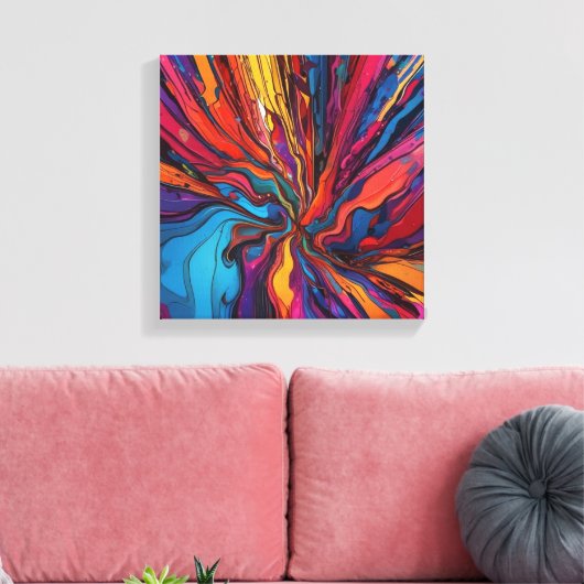 Toile art Abstrait (Insitu(Salon))