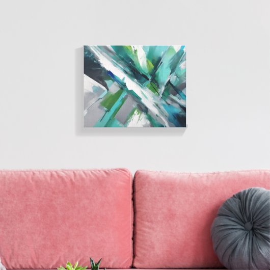 Toile art Abstrait (Insitu(Salon))