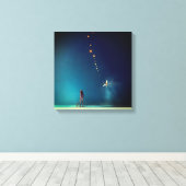 Toile Art Abstrait (Insitu (Plancher de Bois))