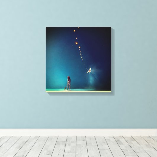 Toile Art Abstrait (Insitu (Plancher de Bois))