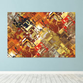 Toile Art Abstrait 145 (Insitu (Plancher de Bois))