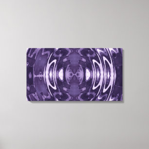 Toile Art abstrait à motif liquide violet miroir