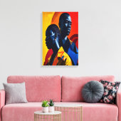 Toile Art Abstrait Afrocentrique Moderne (Insitu(Salon))