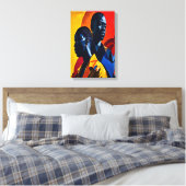 Toile Art Abstrait Afrocentrique Moderne (Insitu(Chambre))