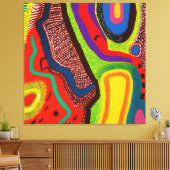 Toile Art Abstrait autochtone Vol 06 (Insitu(Salon))