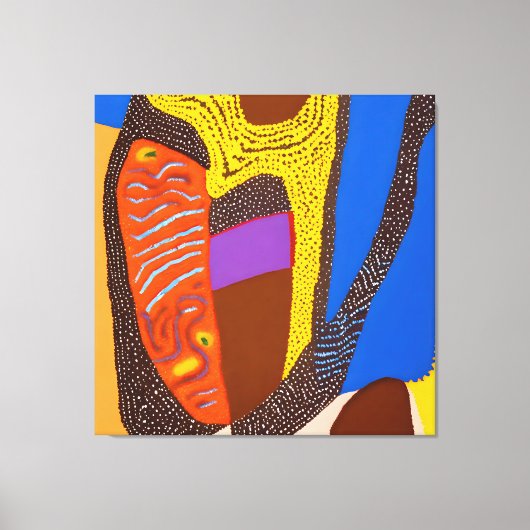 Toile Art Abstrait autochtone Vol 09 (Recto)