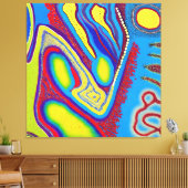 Toile Art Abstrait autochtone Vol 10 (Insitu(Salon))