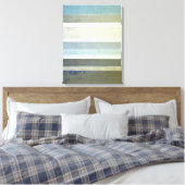 Toile Art Abstrait Bleu 'No Limits' (Insitu(Chambre))
