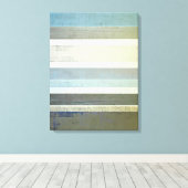 Toile Art Abstrait Bleu 'No Limits' (Insitu (Plancher de Bois))