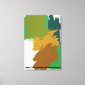 Toile Art abstrait Champ de campagne par ZMJ (Recto)