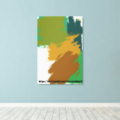 Toile Art abstrait Champ de campagne par ZMJ (Insitu (Plancher de Bois))