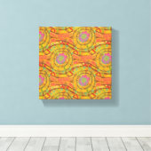 Toile Art Abstrait coloré (Insitu (Plancher de Bois))