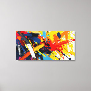 Toile Art Abstrait coloré -