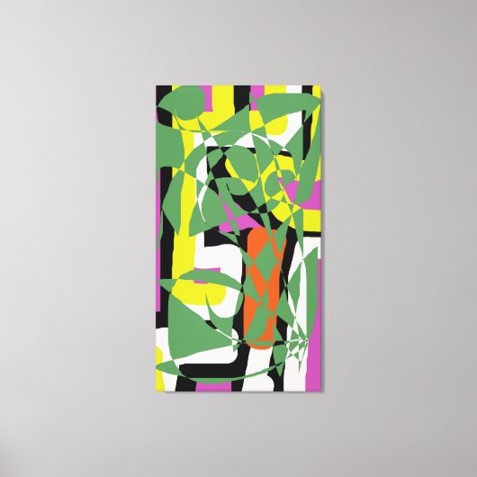 Toile Art abstrait coloré 4 (Recto)