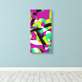 Toile Art abstrait coloré 7 (Insitu (Plancher de Bois))