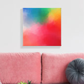 Toile Art Abstrait coloré moderne Modèle élégant (Insitu(Salon))