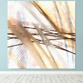 Toile Art abstrait contemporain moderne (Insitu (Plancher de Bois))