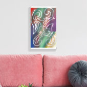Toile Art abstrait cool (Insitu(Salon))