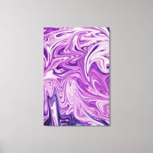 Toile Art abstrait de lave fondue