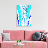 Toile Art abstrait d'eau froide (Insitu(Salon))