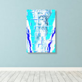 Toile Art abstrait d'eau froide (Insitu (Plancher de Bois))