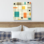 Toile Art Abstrait des années 1950 (Insitu(Chambre))