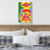 Toile Art abstrait différent mais cool (Insitu(Chambre))