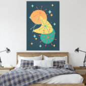 Toile Art abstrait du milieu du siècle de l'ère atomique (Insitu(Chambre))