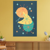 Toile Art abstrait du milieu du siècle de l'ère atomique (Insitu(Salon))