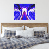 Toile Art abstrait du temps qui passe (Insitu(Chambre))