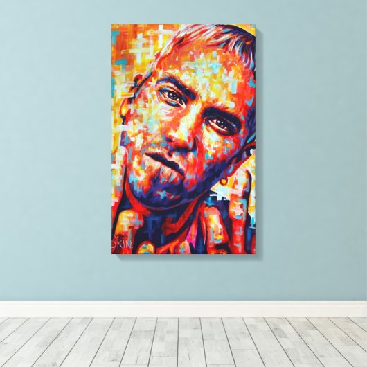Toile art abstrait Eminem (Insitu (Plancher de Bois))