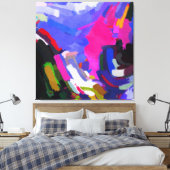 Toile Art Abstrait et peinture moderne (Insitu(Chambre))
