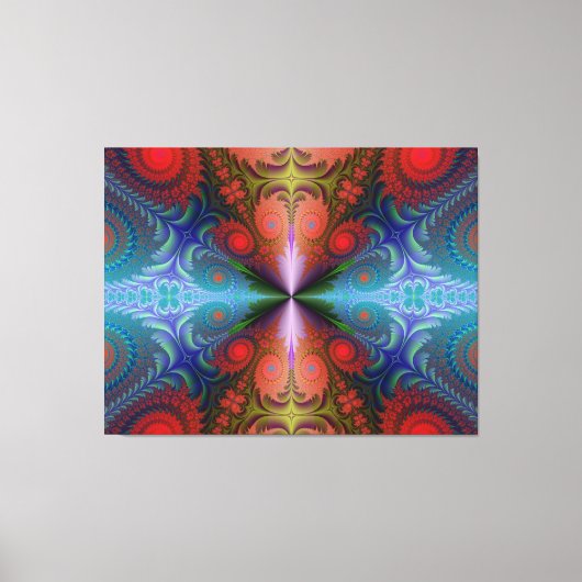 Toile Art Abstrait Fractal Canvas (Recto)
