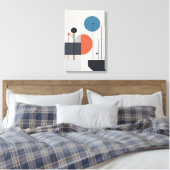 Toile Art Abstrait géométrique minimaliste moderne (Insitu(Chambre))