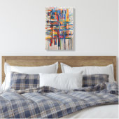 Toile Art Abstrait géométrique moderne (Insitu(Chambre))