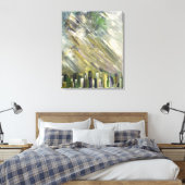 Toile Art Abstrait Gris Vert Moderne Décor Décor Cadeau (Insitu(Chambre))