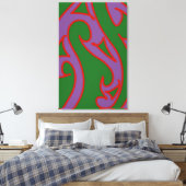 Toile Art abstrait kowhaiwhai par RRW  (Insitu(Chambre))