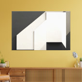 Toile Art Abstrait Minimaliste Couches (Insitu(Salon))