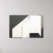 Toile Art Abstrait Minimaliste Couches (Recto)