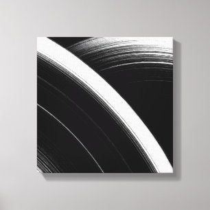 Toile Art Abstrait minimaliste noir et blanc   Conte