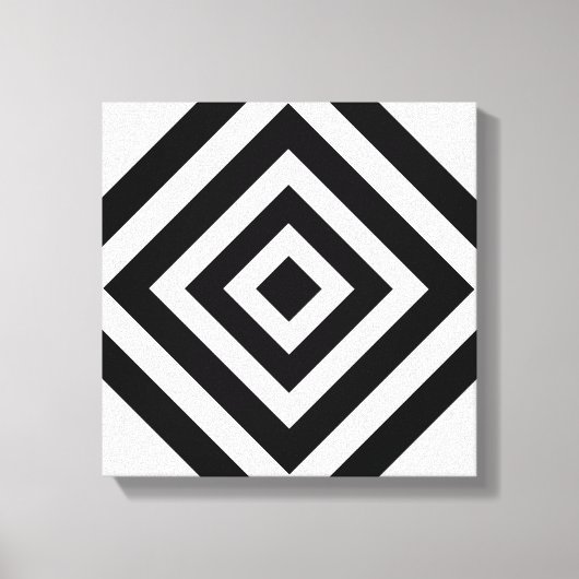 Toile Art abstrait moderne avec des formes géométriques  (Recto)