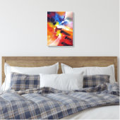 Toile Art Abstrait moderne coloré (Insitu(Chambre))
