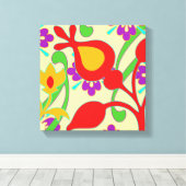 Toile Art Abstrait moderne coloré (Insitu (Plancher de Bois))