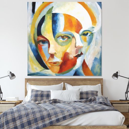Toile Art abstrait moderne Double face (Insitu(Chambre))